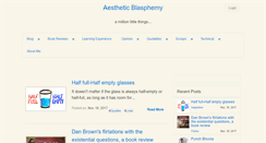 Desktop Screenshot of aestheticblasphemy.com